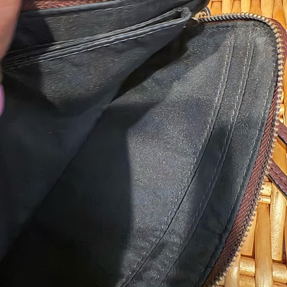 Coach Brown Leather Wristlet - Picture 6 of 7